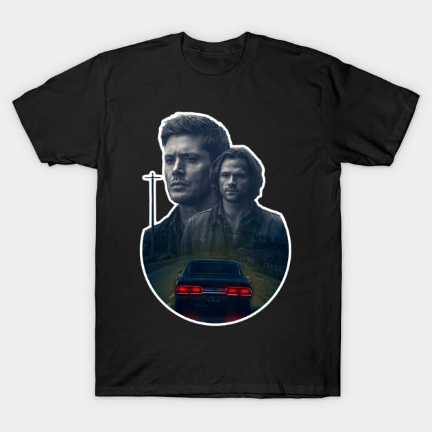 Dean and Sam T-Shirt by Giovan R